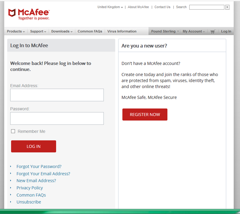 McAfee 25 Digit Product Key